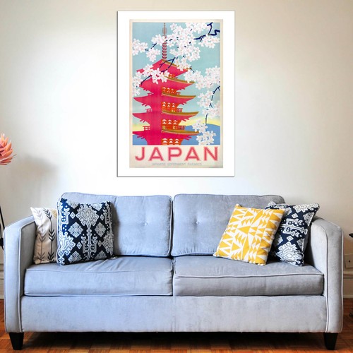 Impresión de póster de arte de pared de ferrocarriles del gobierno japonés de Japón - Imagen 10 de 12