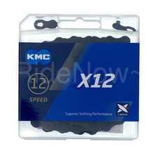 KMC X12 12 Speed Black Bike Chain 126L fit Shimano 12S system New