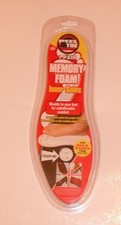 1 PAIO DI SUOLE/SOLETTE INTERNE IN MEMORY FOAM PER SCARPE/STIVALI/PANTOFOLE