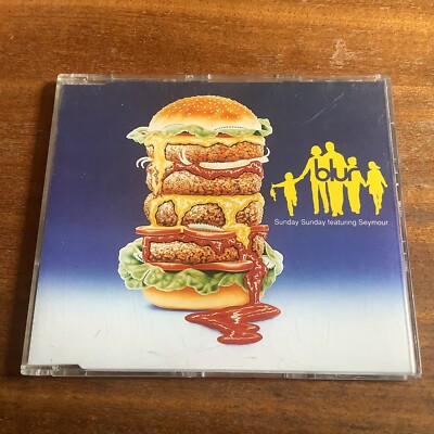 BLUR SUNDAY SUNDAY FEATURING SEYMOUR 4 TRACK CD SINGLE MINT CONDITION. C1