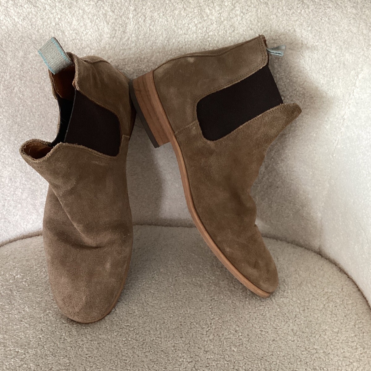Shoe The Bear Chelsea Boots Medium Brown Suede Sz 42 / 9  display picture 2