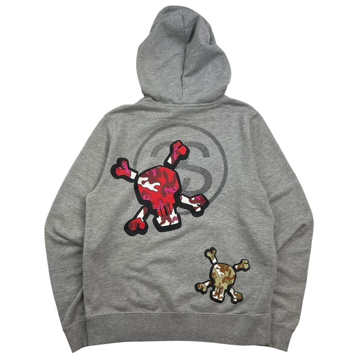 Vintage Stussy Skulls Pullover Hoodie - Small | eBay UK