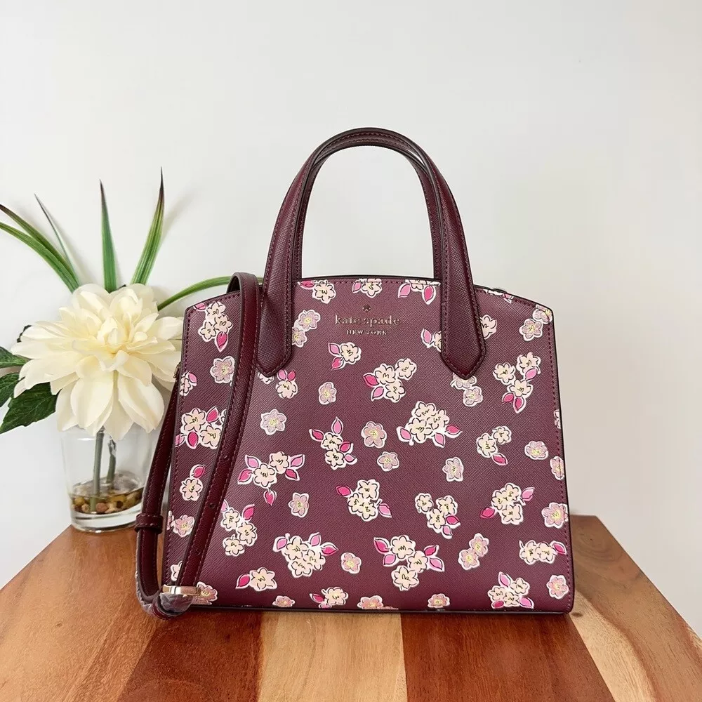 Womens Floral Print Multi Coloured Satchel Bag