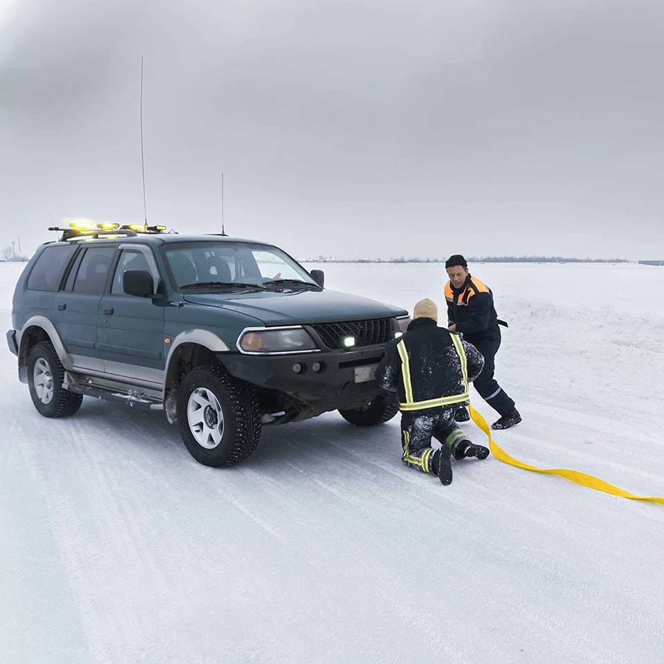 4WD Nylon Recovery Kit 11PCS Dampener Bag Off Road Snatch Strap | 3PC Tow Strap - image 2 of 4