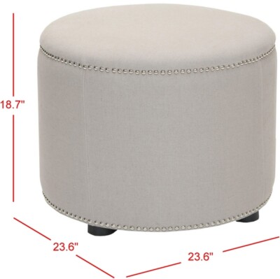 Safavieh Hogan Ottoman, Reduced Price 2172704049 HUD8208C