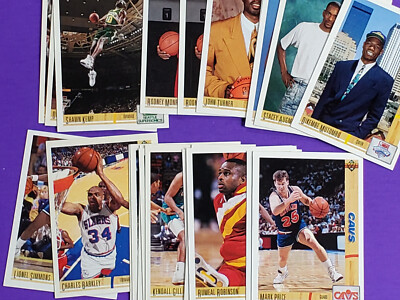 1991-92 UPPER DECK UD BASKETBALL TRADING CARDS Text Hologram 50% OFF 2 OR MORE