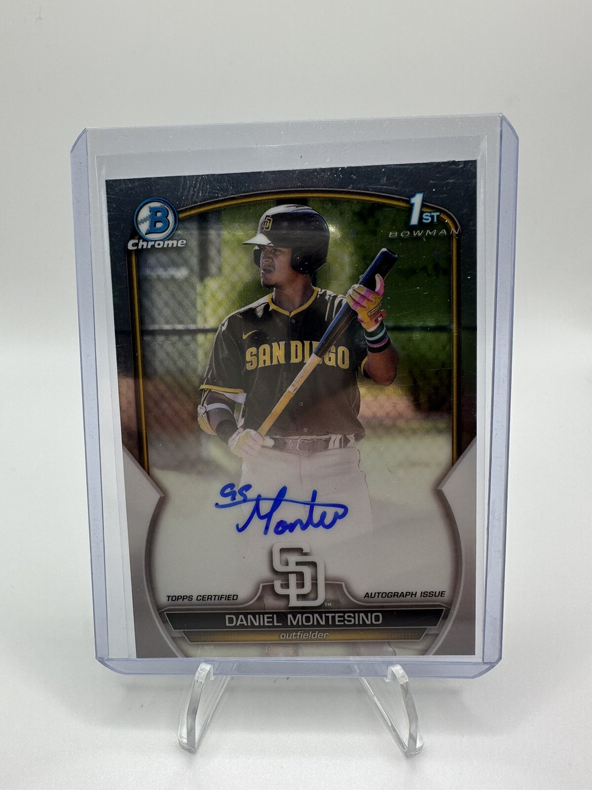 2023 Bowman - Chrome Prospect Autographs #CPA-DM Daniel Montesino (AU, RC)