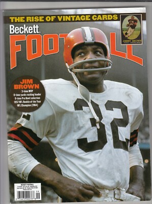 September 2021 Beckett Football Magazine with Jim Brown on Cover