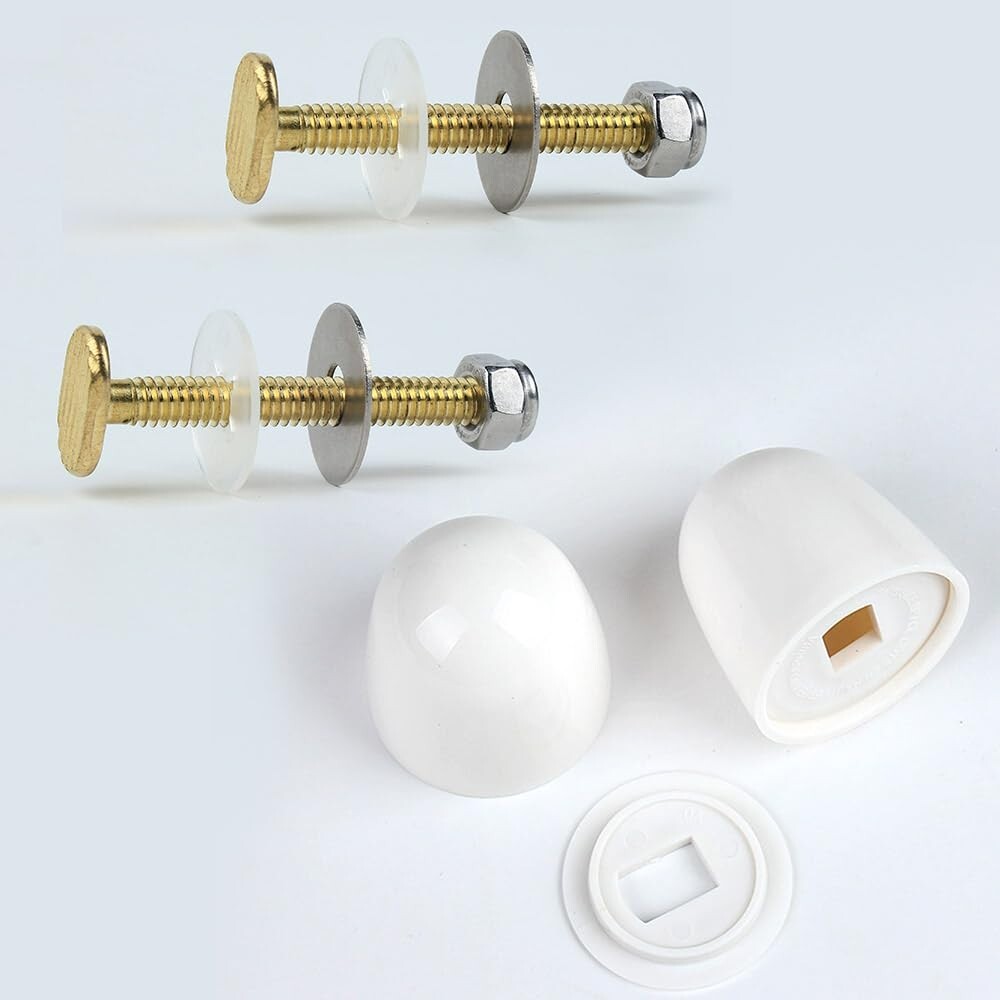 Toilet floor bolts and caps closet, toilet bowl to floor bolts kits with washers