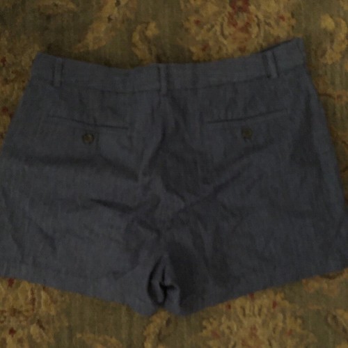 14 ~ Pantaloncini corti donna Banana Republic LINO ELASTICIZZATO vita alta piatta davanti con cintura - Foto 4 di 8