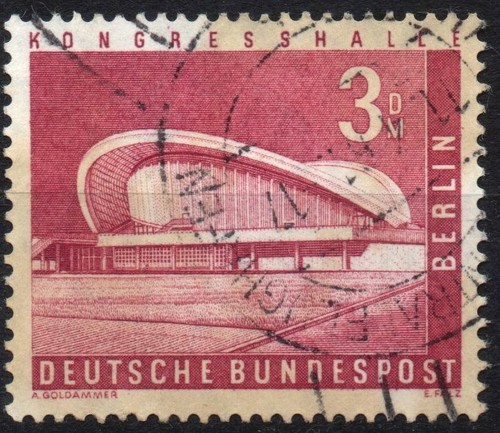 BERLIN 1956/1963 - Used 3 DM City Views #DR3