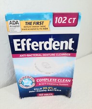 Efferdent Complete Clean Daily Cleanser for Dentures  Retainers 102 Tablets