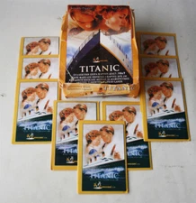 10X VERY RARE TITANIC LEONARDO DI CAPRIO CARD PACKS CAROUSEL GREECE NEW SEALED !
