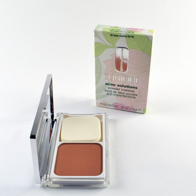 Clinique Acne Solution Powder Makeup DEEP NEUTRAL #20 (M-N) - 0.35 Oz. / 10 g