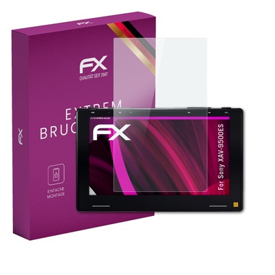 atFoliX Glasfolie für Sony XAV-9500ES Displayfolie 9H Schutzpanzer
