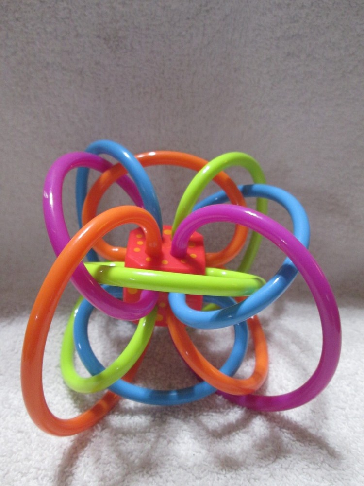 Manhattan Toy Winkel rattle sensory Teether