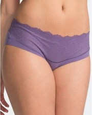 Spanx Women's Purple Undie tectable Lace Waist Hipster panty FP2215 Size XL