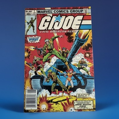 G.I. Joe A Real American Hero #1 (1982) Newsstand 1st Snake Eyes Cobra Key