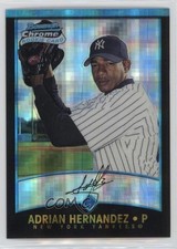 2001 Bowman Chrome Rookie Refractors X-Fractor Adrian Hernandez #126 hg6