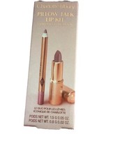 NEW TRAVEL Charlotte Tilbury Mini Pillow Talk Duo Lip Kit Pillow Talk Fair