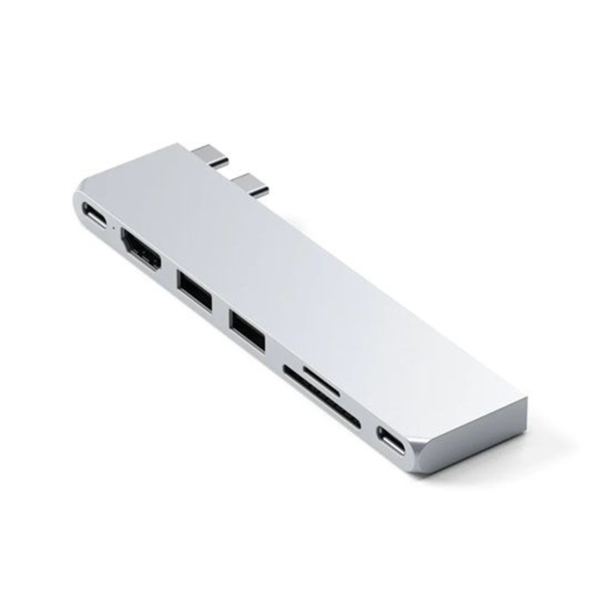 Hub USB-C compact Satechi argent pour libérer les ports limités de votre MacBook