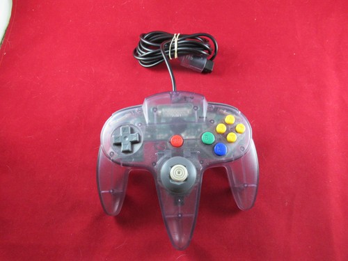 Console Nintendo 64 Charcoal NUS-001 - /w Controller Atomic Purple - Funzionante - Foto 8 di 9
