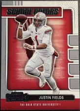 2021 Contenders Draft Picks School Colors Justin Fields #2 OSU ROOKIE Card!