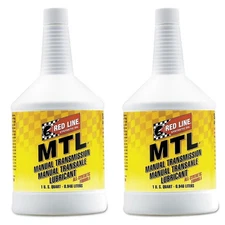 Red Line 75W80 GL-4 Gear Synthetic Oil Manual Transmission Fluid (2 Quarts)