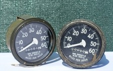 Military Speedometer Ms 39021-2 S.w. 501-c Lot Of 2pcs Military Speedometer Ms 39021-2 S.w. 501-c Lot Of 2pcs