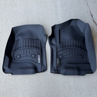 WeatherTech Front FloorLiner Set 02549 02554 Black Tahoe Yukon Suburban 15-20