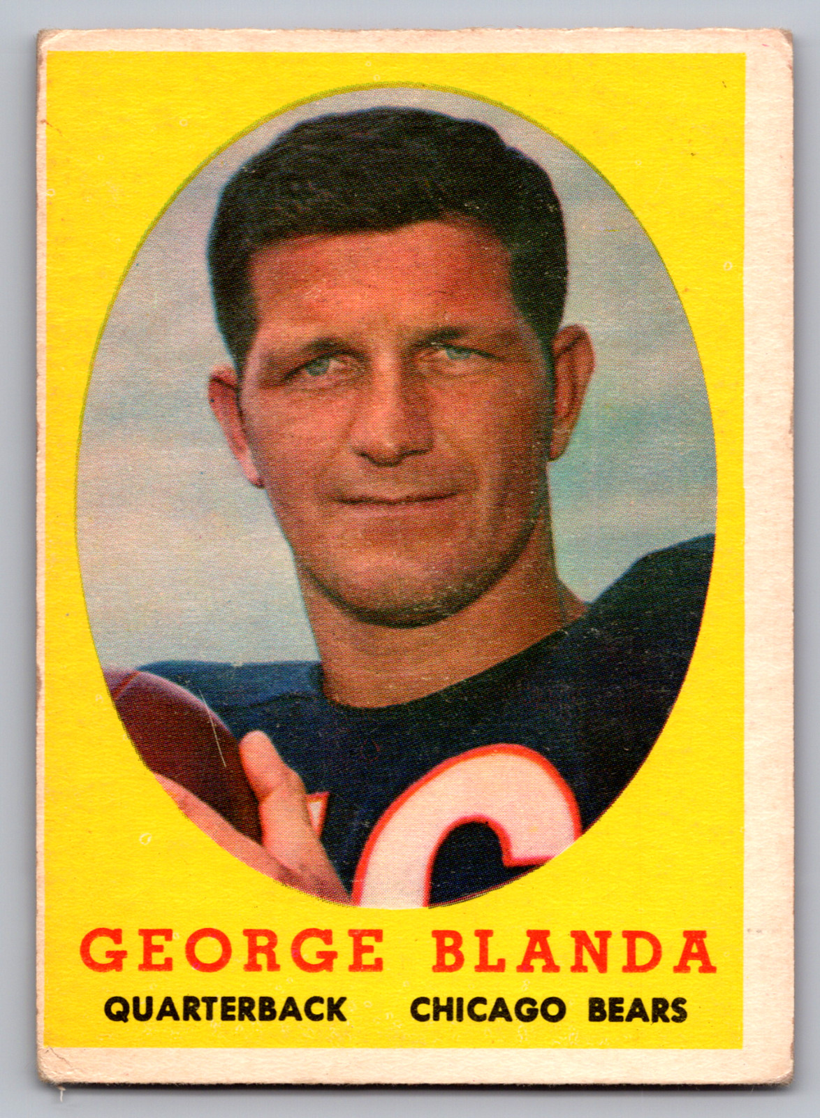 George Blanda #129 (Football Cards 1958 Topps) — is it worth grading?