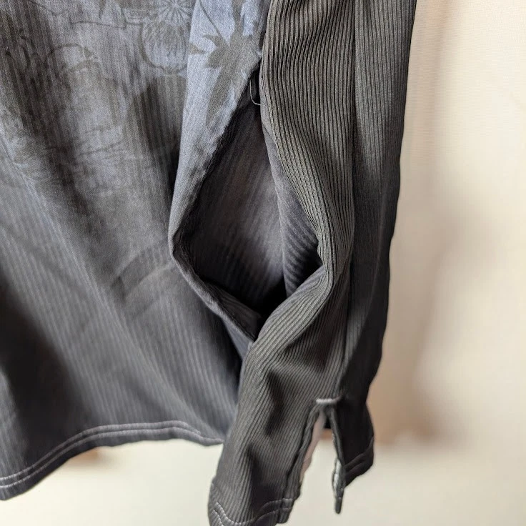 Blusa Médica Koi Lite Reform Para Mujer L Corte Ajustado Gris 2 Bolsillos Elastizada Ombre Dobby Foto 4 de 4