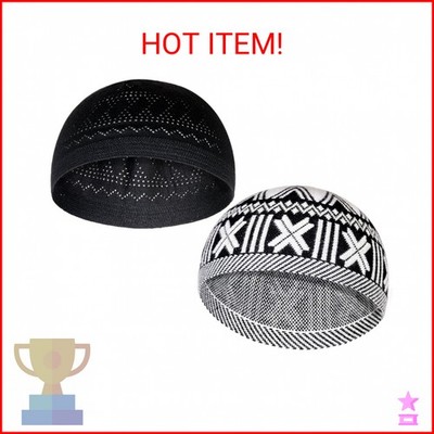 Generic Muslim Hats - Keffiyeh Kufi Hats for Men s Common use and Islamic Gifts