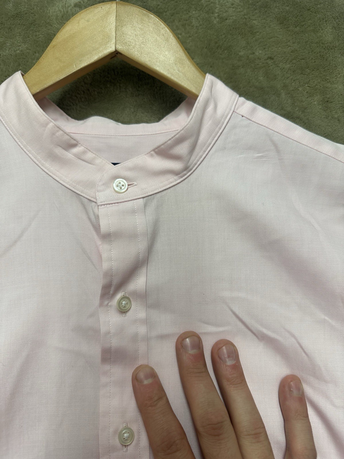 Proper Solid Pink Button Down Shirt Men’s Size 2X… - image 5