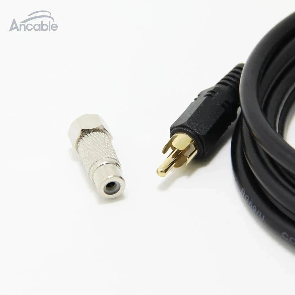 Cable de video RCA con conector de TV RF para Atari 2600 Jr 7800 Colecovision Intelli Foto 4 de 4