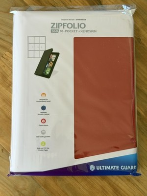 Ultimate Guard ZIPFOLIO 360 18-POCKET XENOSKIN - RED