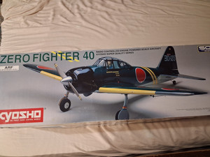 KYOSHO ARF ZERO FIGHTER 40 RARE NITRO/ELECTRIC NIB VINTAGE r/c airplane