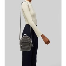 Borsa zaino Marc Jacobs Domo Biker in pelle nera mini tracolla