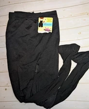 Love Your Assets Sara Blakely High Waist Shaper Mid Thigh Pantyhose Black Sz 7