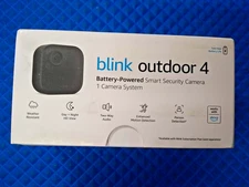 Blink Outdoor 4 Wire-Free Smart Security Camera, Works with Alexa - Black