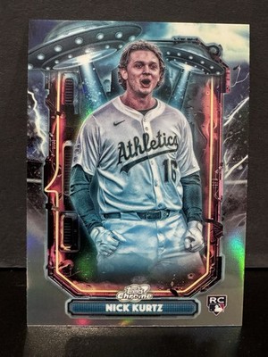 Nick Kurtz 2025 Topps Chrome Cosmic RC Extraterrestrial Talent ET-26
