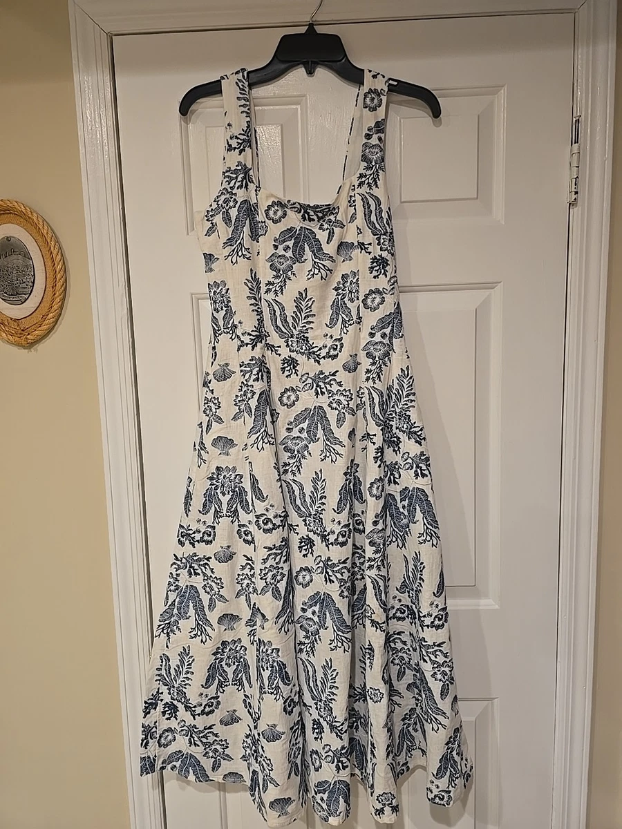 knee length dresses for ladies Woman's Blue Medallion Dress  Calypso St Barth