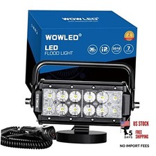 36W LED Work Light Magnetic Base Mount Portable LED Light Flood for Car SUV