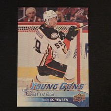 2016-17 Upper Deck - Ud Canvas Young Guns Nick Sorensen #C119 (RC)