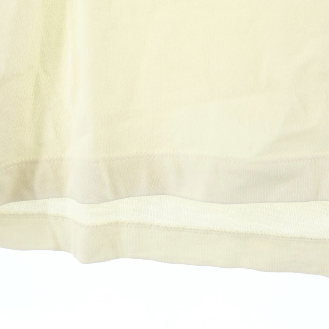 MONCLER 22AW Logo Embroidered Crew Neck Cotton Long Sleeve T-shirt White Used a3 thumbnail 6