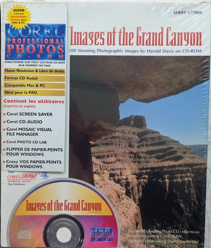 CD Photos Grand Canyon Corel de haute qualité libre de droits pour Mac et PC
