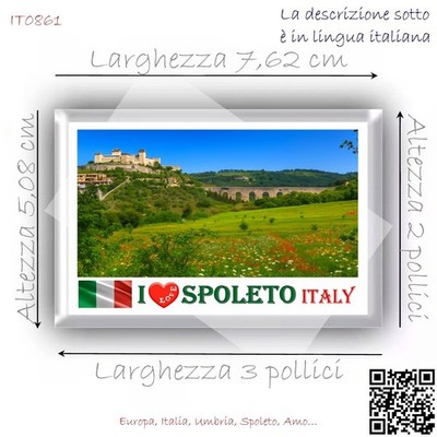 Calamita Da Frigo Duomo Di Orvieto – Magnete In PVC Rigido 7,8x5,2 Cm, Souvenir Fotografico Di Alta Qualità Per La Tua Cucina O Ufficio