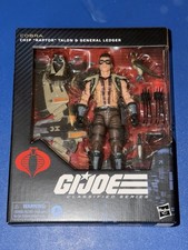 GI JOE CLASSIFIED  139 CHIP    RAPTOR    TALON & GENERAL LEDGER  COBRA FALCONER  NEW