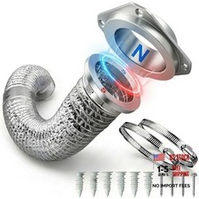 Magnetic Dryer Vent Connector Kit, Quick-Connect 4 Inch Dryer Vent for Tight