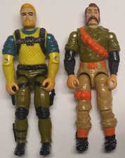 g.i.joe 1993 DINO HUNTERS LOW LIGHT AMBUSH figure set